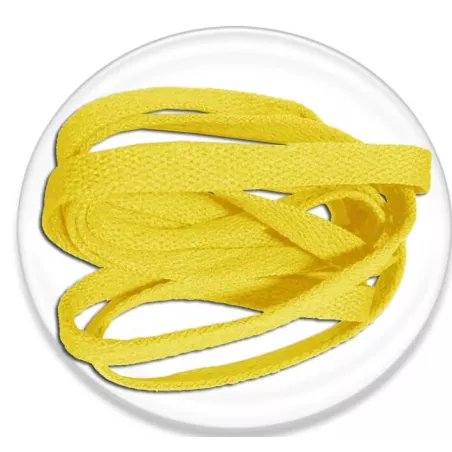 Lacets de chaussures jaunes et plats, boutique de vente en…