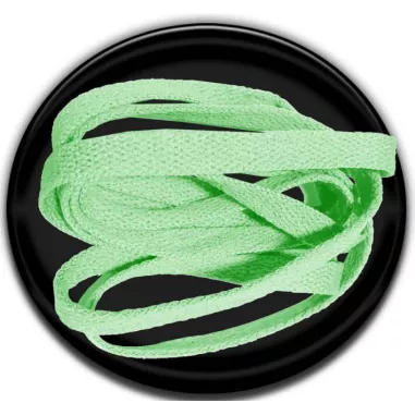 Lacets de chaussures verts d'eau et plats, boutique de…