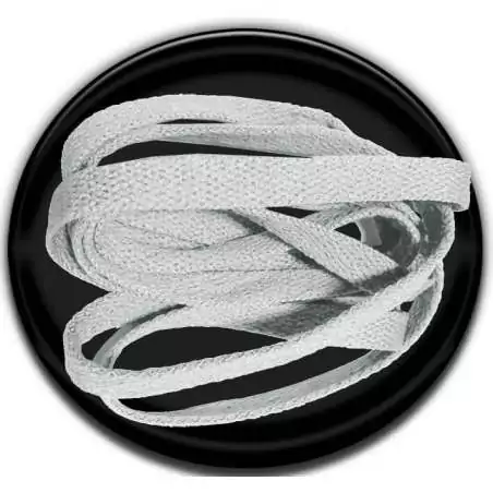 Lacets plats en gris souris pour vos chaussures Lacets plats en gris souris pour vos chaussures
