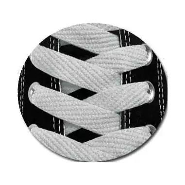 Lacets plats en gris souris pour vos chaussures