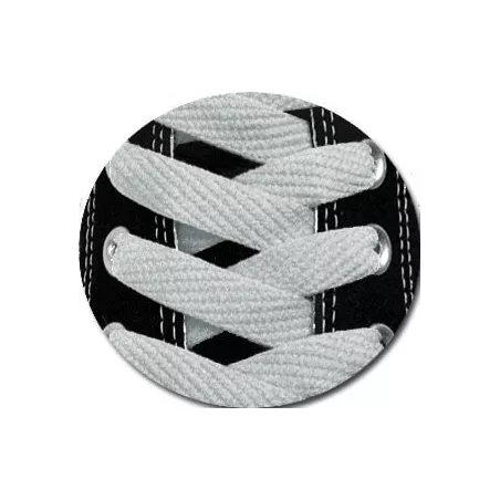 Lacets de chaussures gris et plats, boutique de vente en…