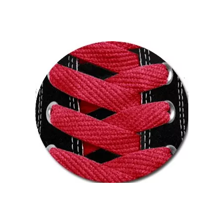Lacets de chaussures rouges et plats .achat vente de…