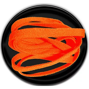 Lacets de chaussures fluos orange fantaisie.Boutique de…