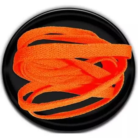 Lacets en orange fluo pour vos chaussures   Lacets en orange fluo pour vos chaussures