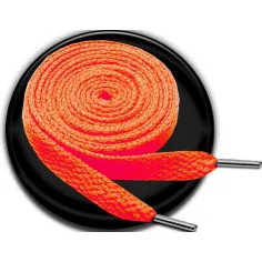 Lacets de chaussures fluos orange fantaisie.Boutique de…