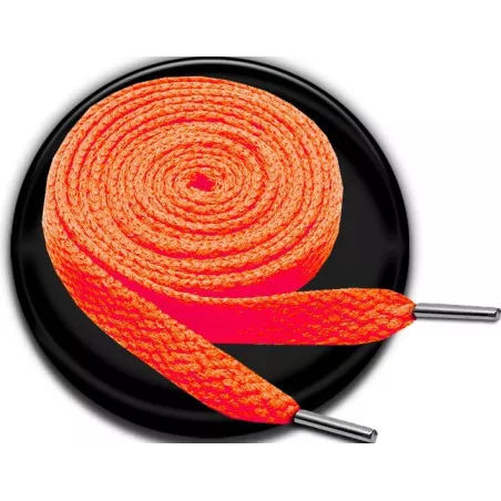 Lacets de chaussures fluos orange fantaisie.Boutique de…