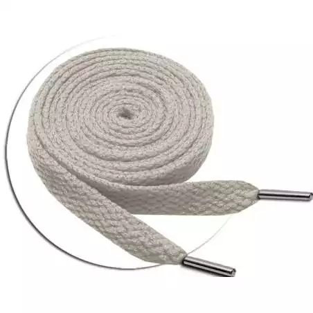 Lacets plats beiges pour vos chaussures Lacets plats beiges pour vos chaussures