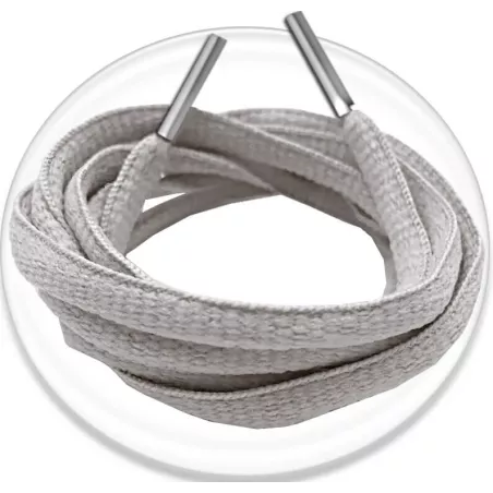 Lacets ronds en beige pour vos chaussures