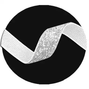 Lacets velours pailleté argenté pour vos chaussures