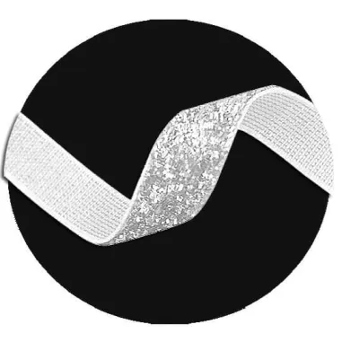 Lacets de chaussures argentés dorés en velours paillettes…