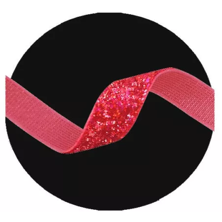 Lacets rouges en velours brillant paillettes glitter…