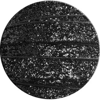 Lacets velours pailleté noir pour vos chaussures