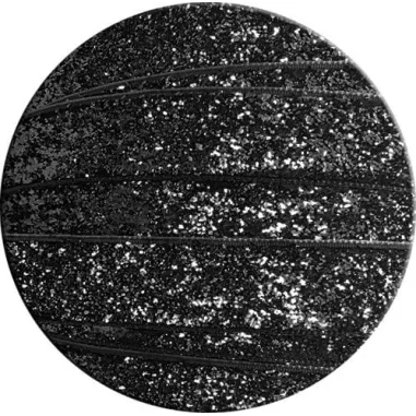 Lacets velours pailleté noir pour vos chaussures