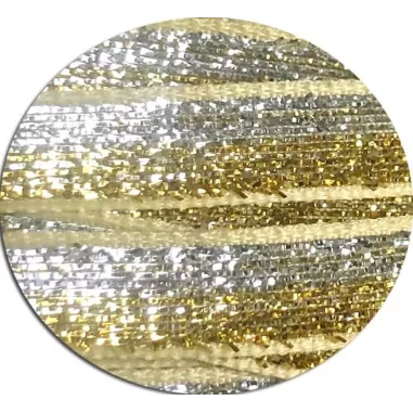 Lacets velours pailleté doré & argenté pour vos chaussures