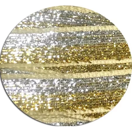 Lacets velours pailleté doré & argenté pour vos chaussures