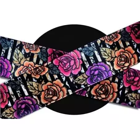 Lacets satin large rayés & fleuris : 2 largeurs pour vos chaussures Lacets satin large rayés & fleuris : 2 largeurs pour vos chaussures