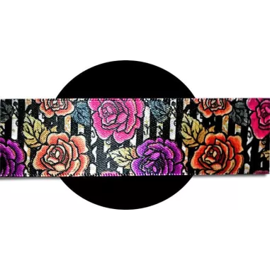Lacets satin large rayés&nbsp;& fleuris : 2 largeurs pour vos…