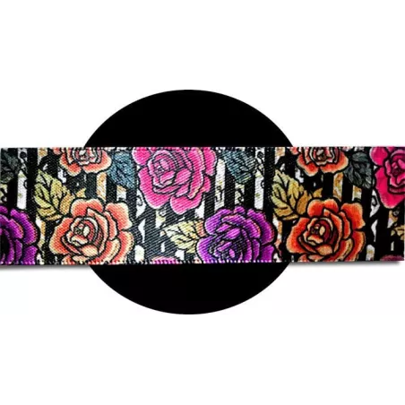 Lacets satin large rayés&nbsp;& fleuris : 2 largeurs pour vos…