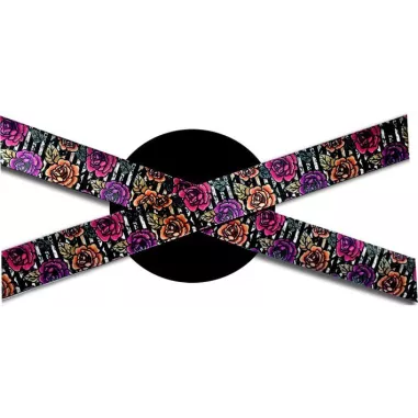 Lacets satin large rayés&nbsp;& fleuris : 2 largeurs pour vos…