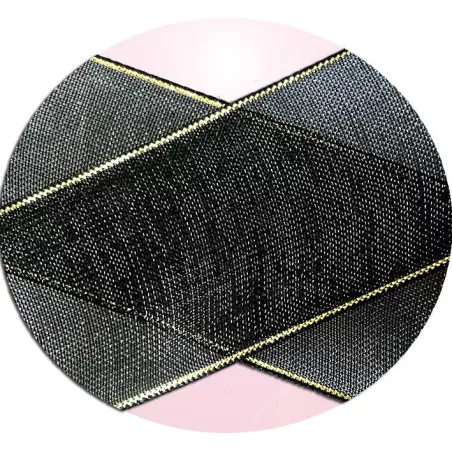 Lacets organza organdi ruban blanc noir doré fantaisie en…