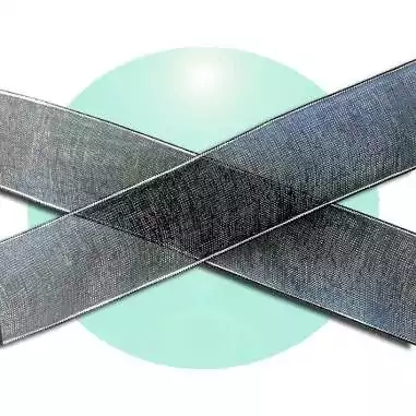 Lacets organza noir liseret argenté pour vos chaussures