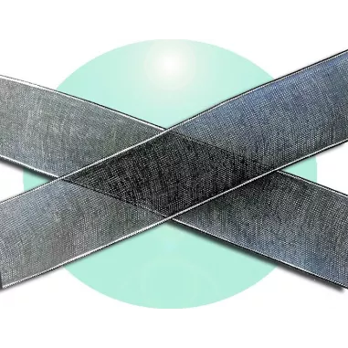 1 paire x lacets organza noir liseret argenté