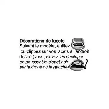 Envie de décorer vos chaussures ? Décorations noeuds à facettes