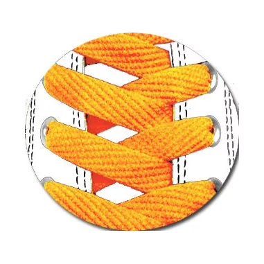 Lacets de chaussures fluos orange fantaisie.Boutique de…