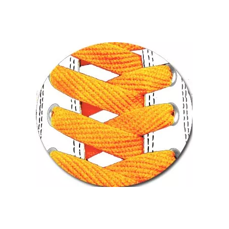 Lacets de chaussures fluos orange fantaisie.Boutique de…