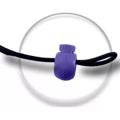 Stoppeurs boules violets pour vos lacets, capuches, ... 2