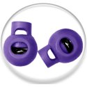 Bloqueurs-stoppeurs de lacets boules violets