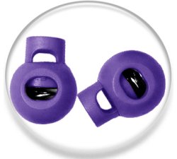 1 paire x bloqueurs-stoppeurs boules violet