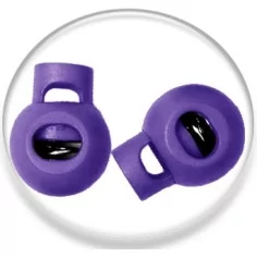 Stoppeurs boules violets pour vos lacets, capuches, ...