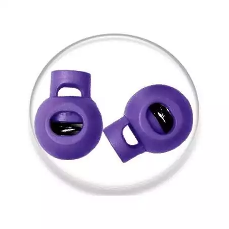 Stoppeurs boules violets pour vos lacets, capuches, ... Stoppeurs boules violets pour vos lacets, capuches, ...