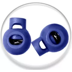 Stoppeurs boules bleu marine pour vos lacets, capuches,…