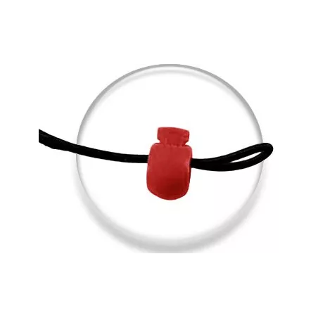 Stoppeurs boules rouges pour vos lacets, capuches, sacs...