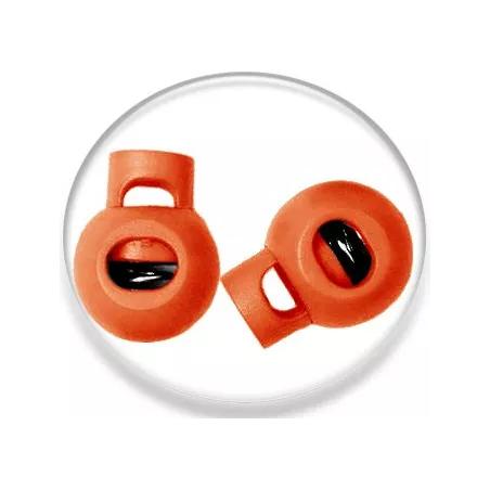 Bloqueurs stoppeurs boules ronds oranges de lacets de…