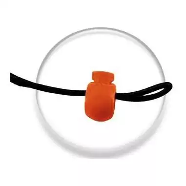 Stoppeurs boules oranges pour vos lacets, capuches, sacs...