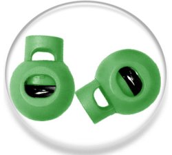 Bloqueurs-stoppeurs de lacets boules verts