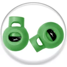 Stoppeurs boules verts pour vos lacets, capuches, sacs,…