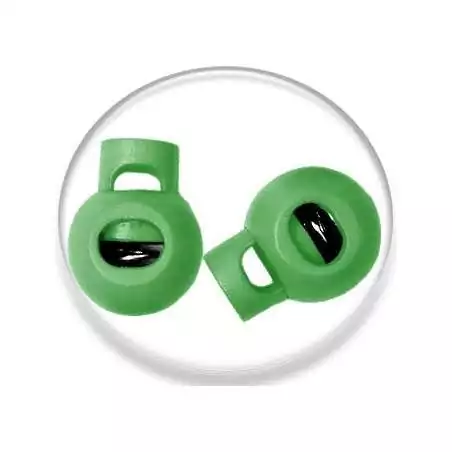 Stoppeurs boules verts pour vos lacets, capuches, sacs, pantalons,... Stoppeurs boules verts pour vos lacets, capuches, sacs, pantalons,...