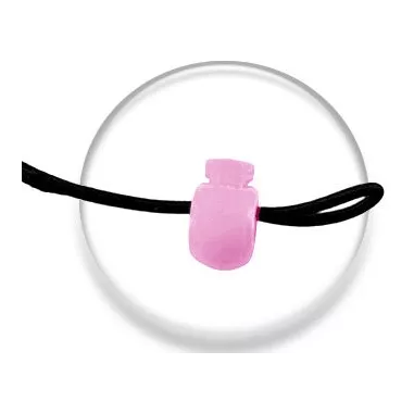 1 paire x bloqueurs-stoppeurs boules rose pâle