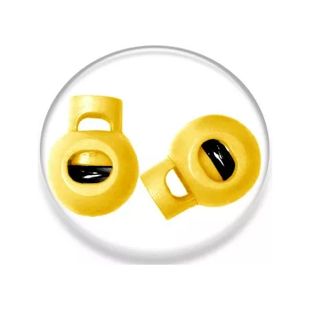 1 paire x bloqueurs-stoppeurs boules jaune