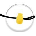 Bloqueurs-stoppeurs de lacets boules jaunes