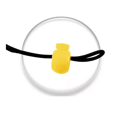 1 paire x bloqueurs-stoppeurs boules jaune