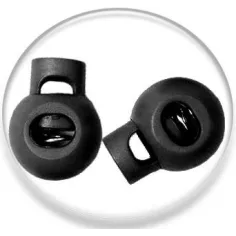 Bloqueurs stoppeurs ronds boules noirs de lacets de…