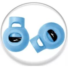 Bloqueurs stoppeurs boules ronds bleus lagon de lacets de…