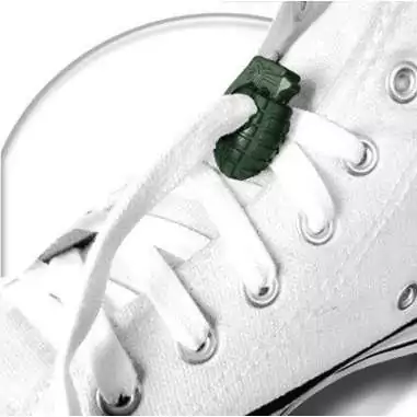 Stoppeurs bloqueurs grenades vert kaki pour lacets, capuche, sac