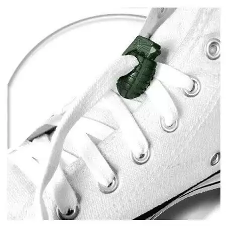 Stoppeurs bloqueurs grenades vert kaki pour lacets, capuche, sac Stoppeurs bloqueurs grenades vert kaki pour lacets, capuche, sac