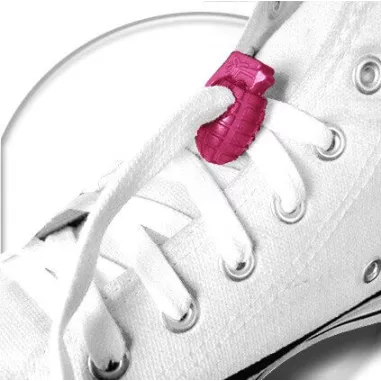 Bloqueurs-stoppeurs fushia forme grenade| LacetsFun